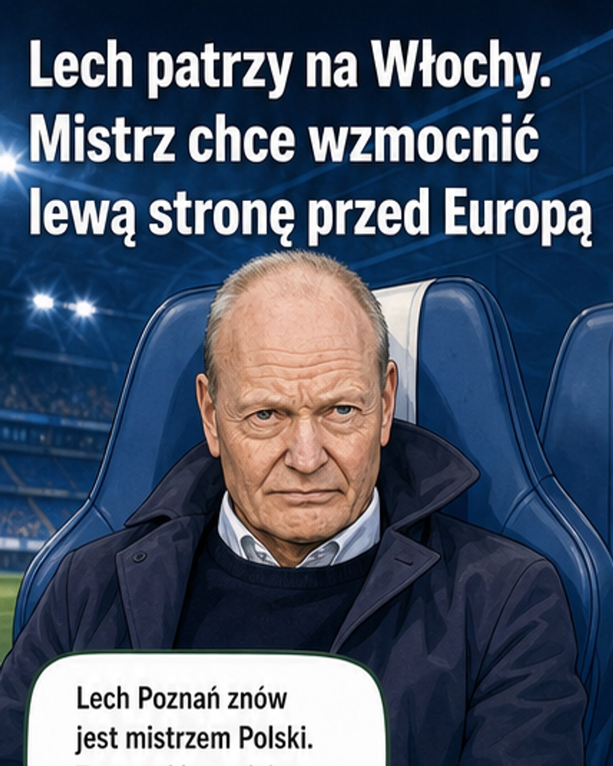 Lech chce Włocha do Ligi Mistrzów