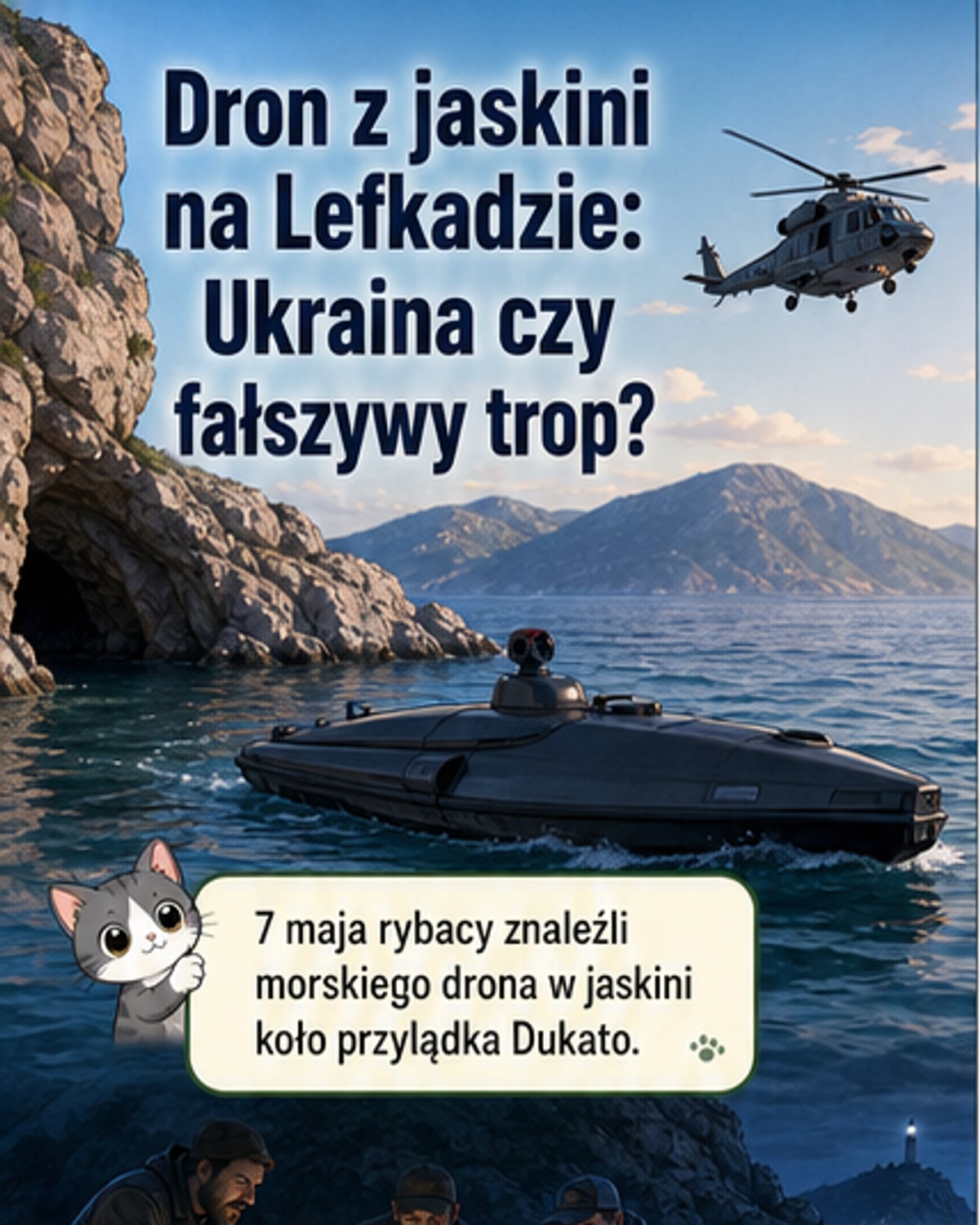 Znaleziono morski dron u wybrzeży Grecji