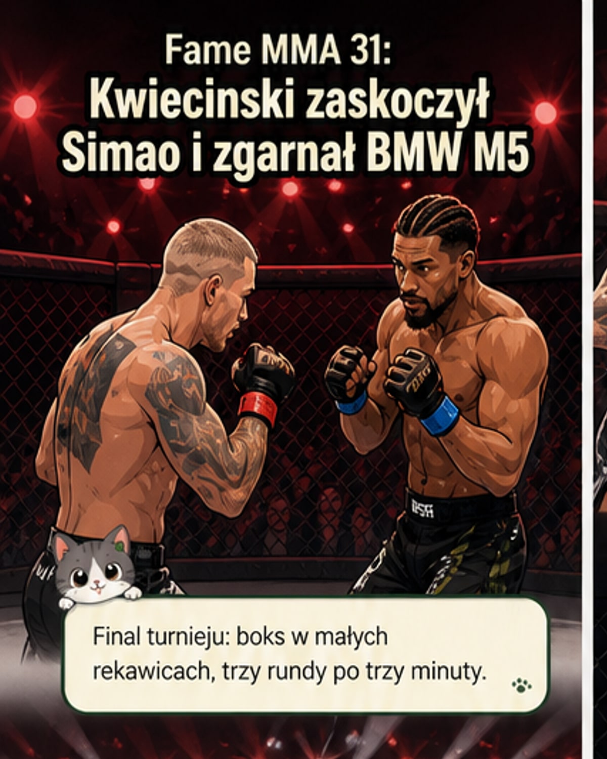 Kwieciński triumfuje na Fame MMA 31