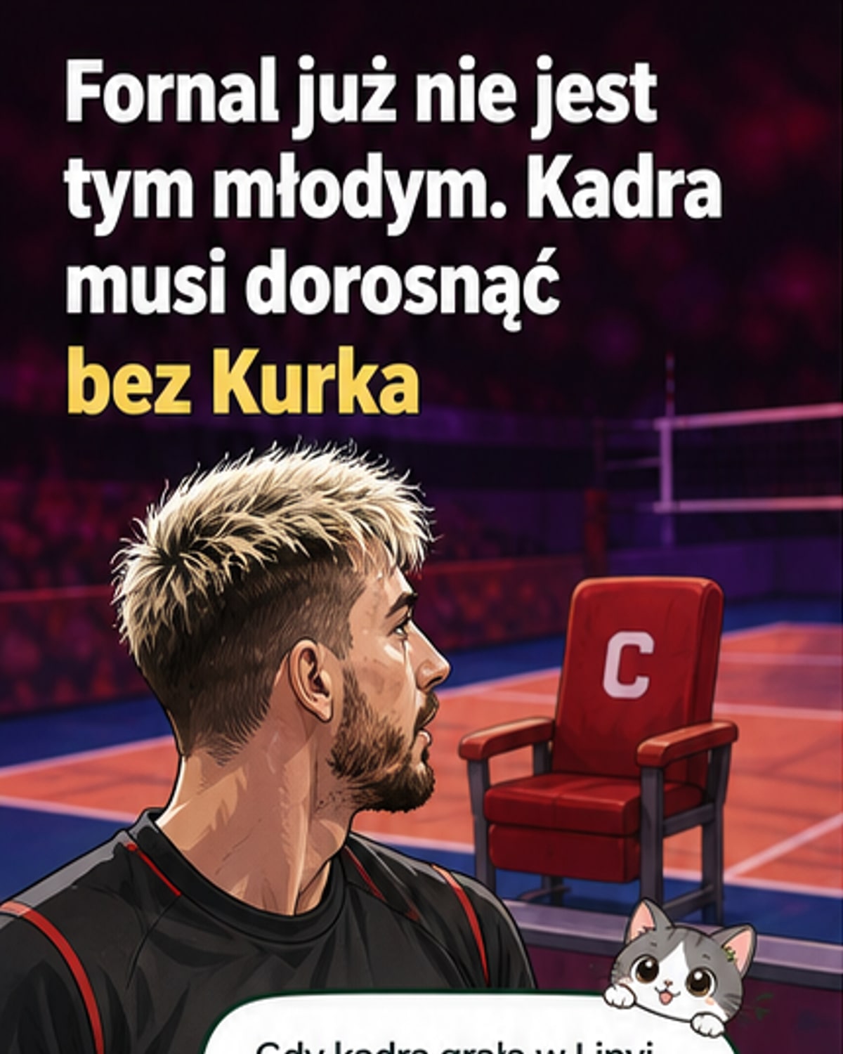 Tomasz Fornal w stroju reprezentacji Polski, podczas treningu, z widocznym numerem 18 na koszulce.
