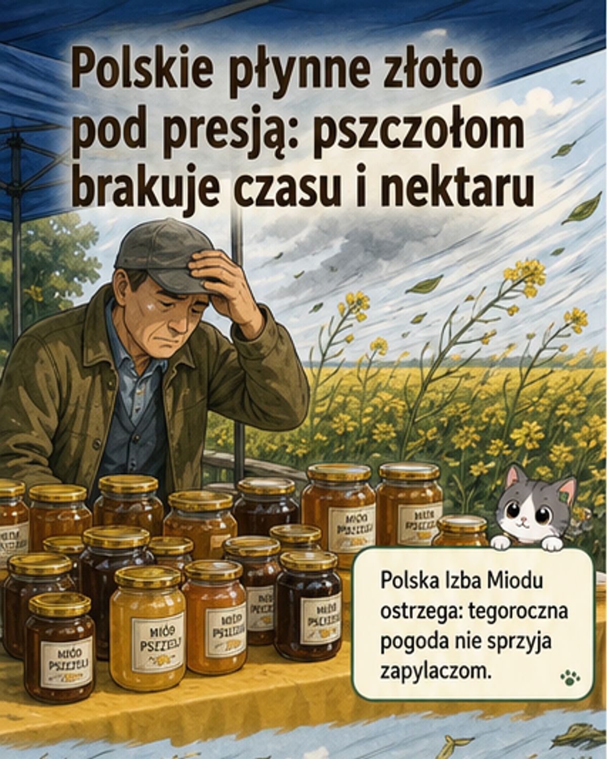 Polski miód pod zagrożeniem