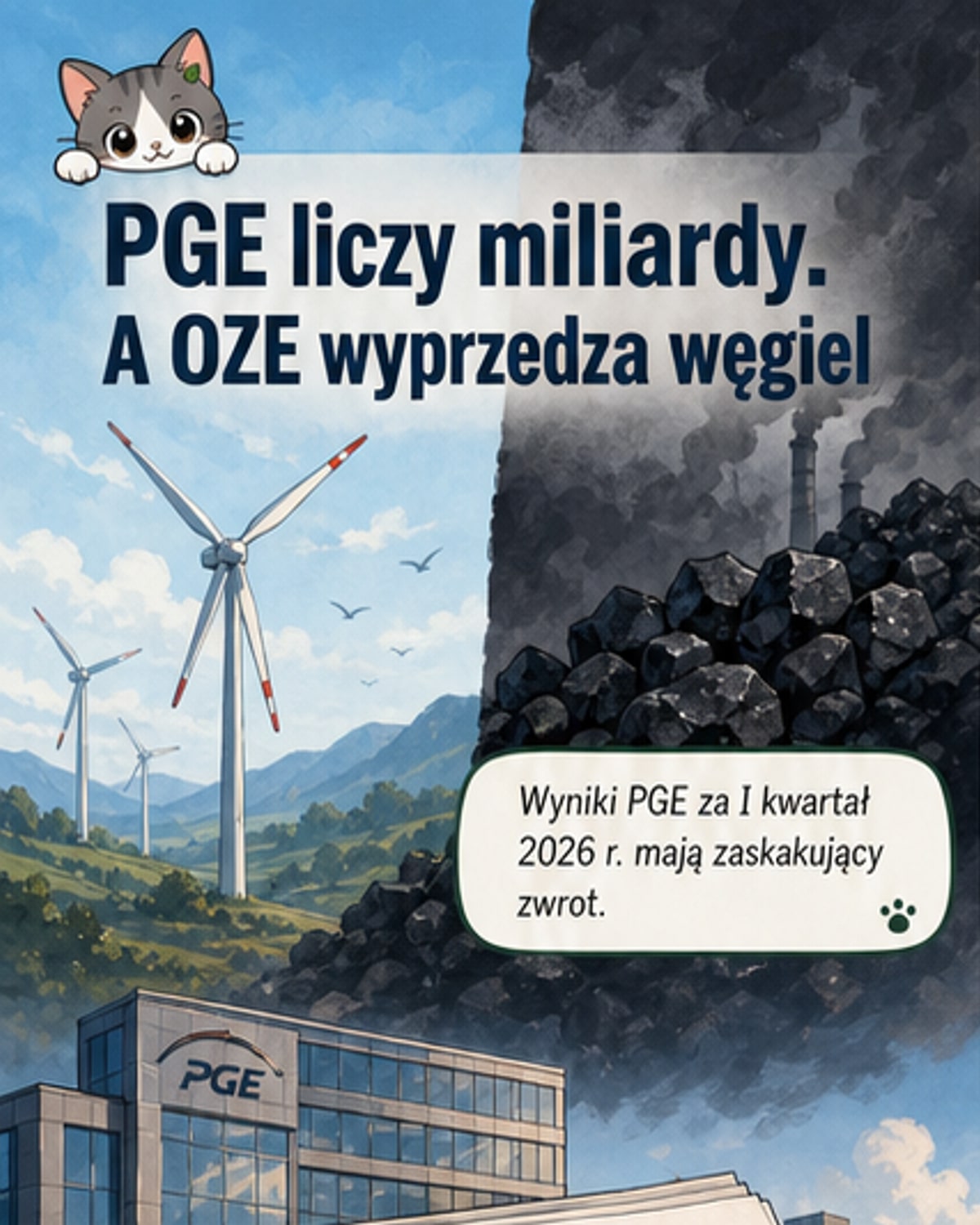 OZE przynoszą więcej niż węgiel