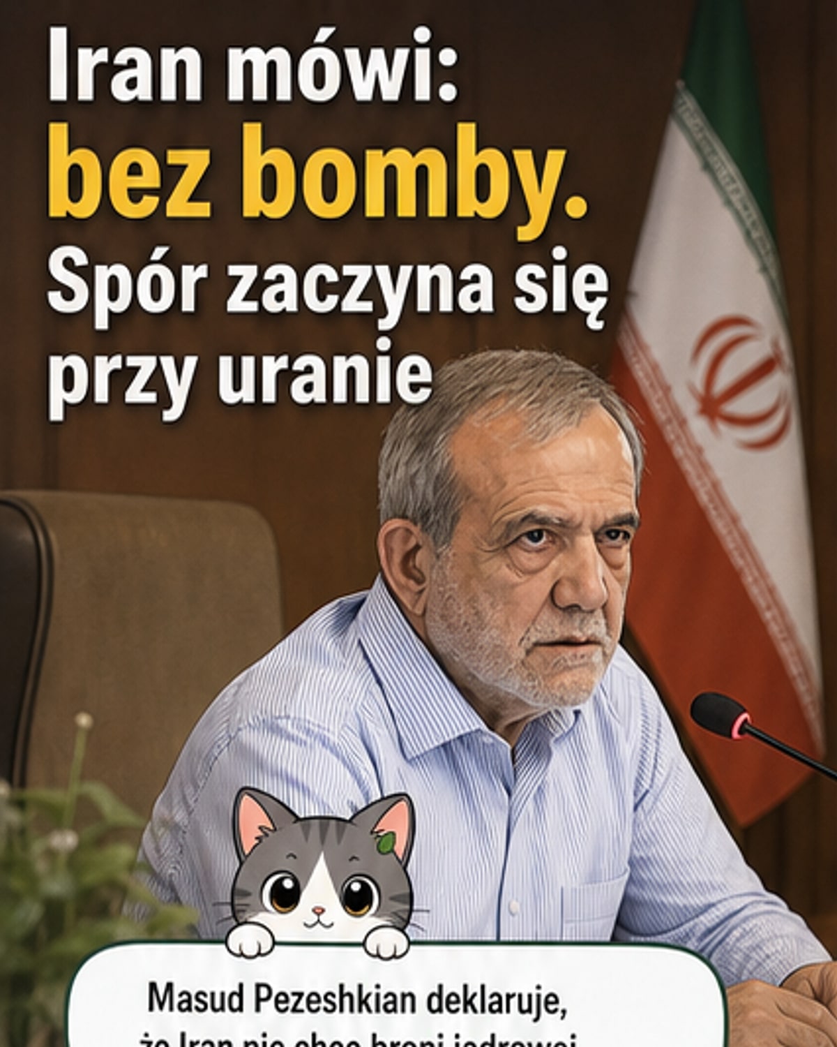 Iran zapewnia: nie rozwija broni jądrowej