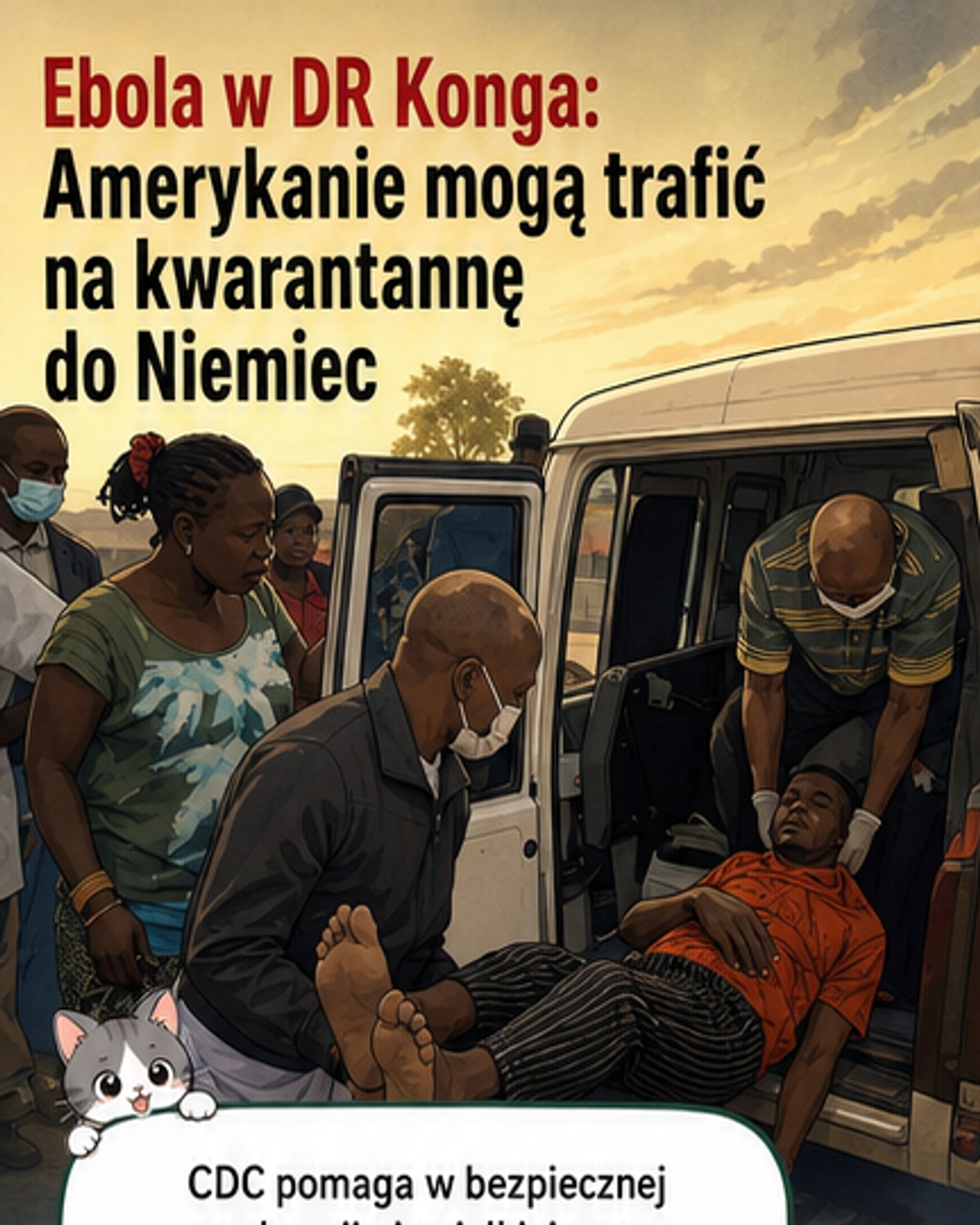 Amerykanie po kontakcie z Ebolą mogą trafić do Niemiec
