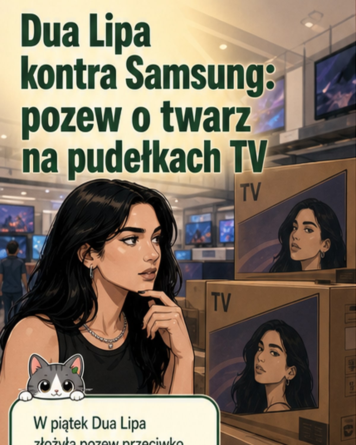 Dua Lipa pozywa Samsunga o 15 mln dolarów