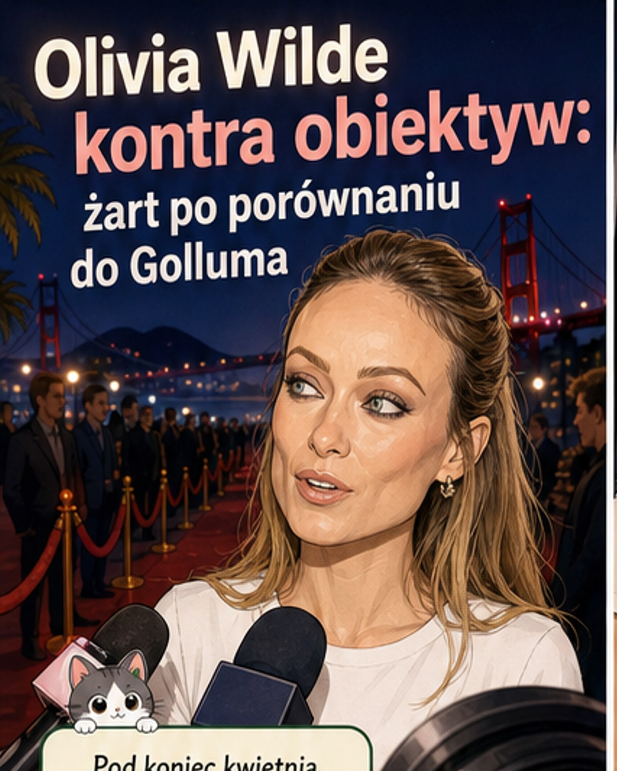 Olivia Wilde odpowiada na porównania do Golluma