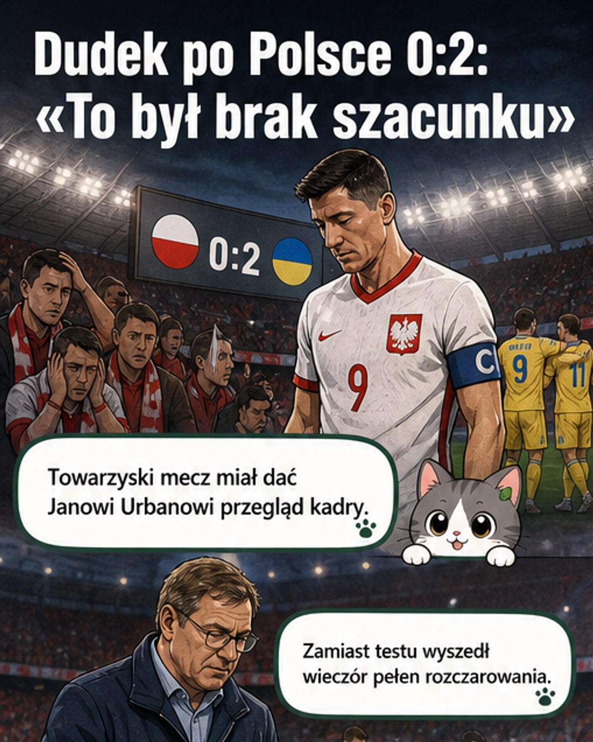 Dudek: brak szacunku dla kibiców