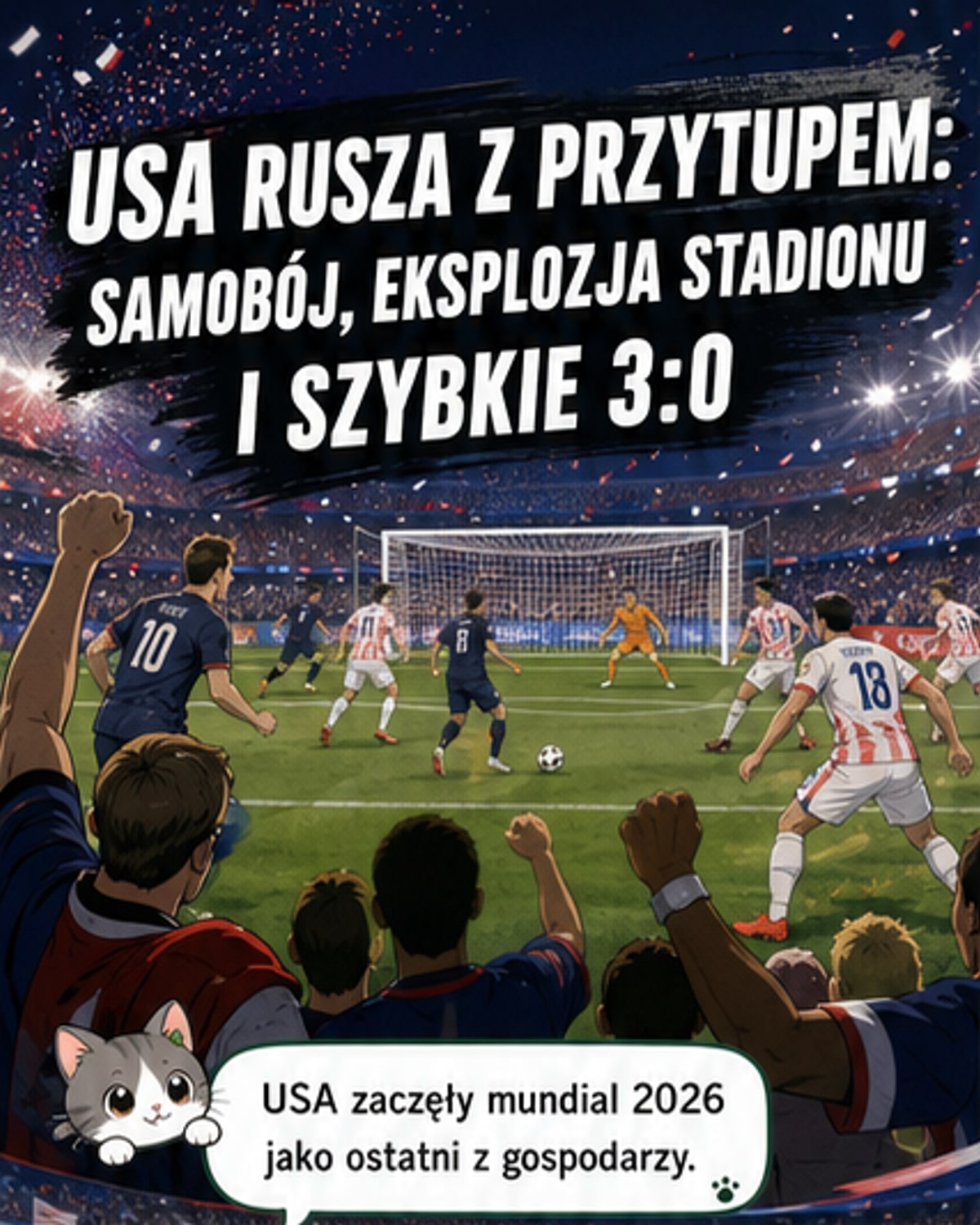 USA triumfują 4:1 z Paragwajem