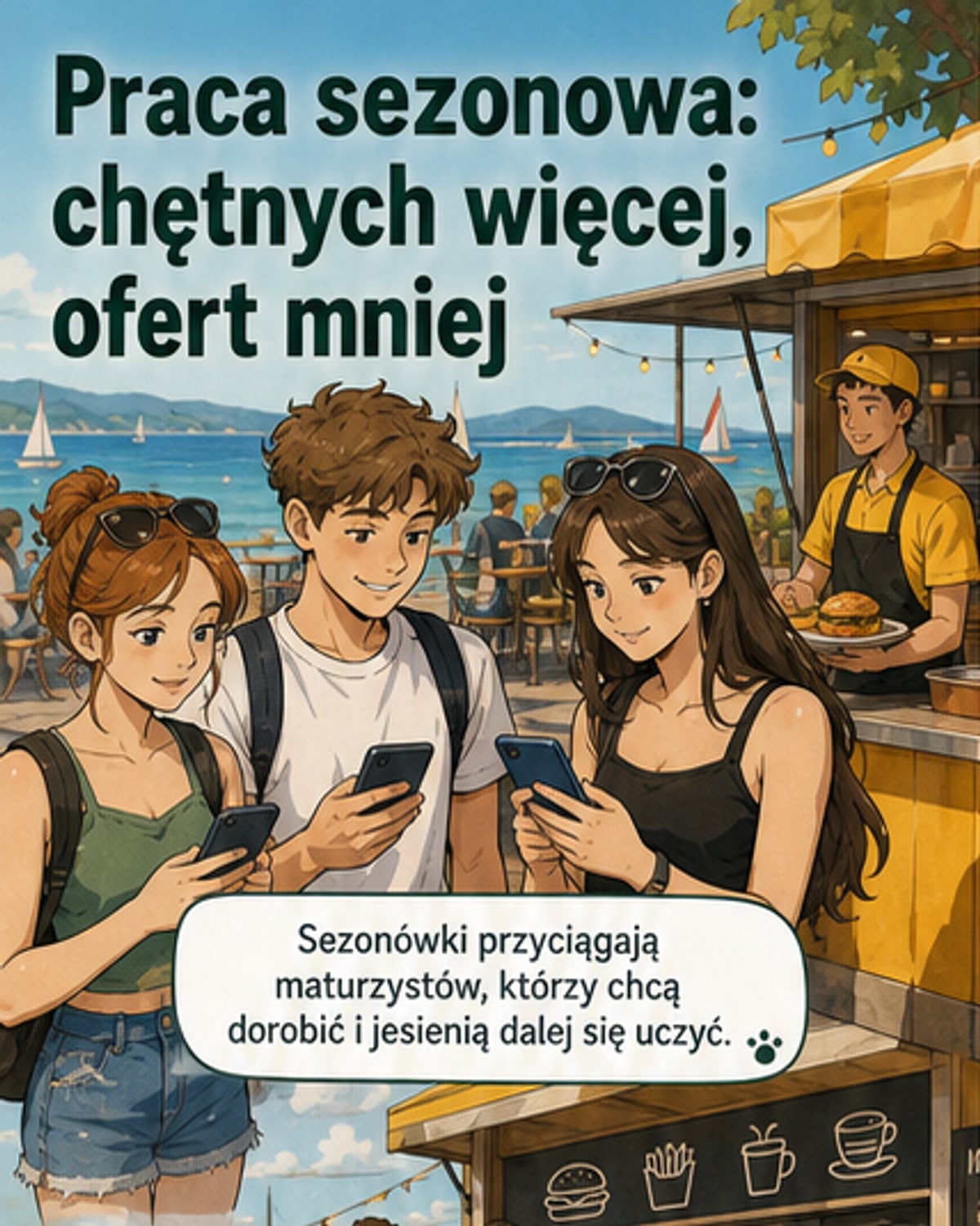 Więcej chętnych niż ofert pracy sezonowej