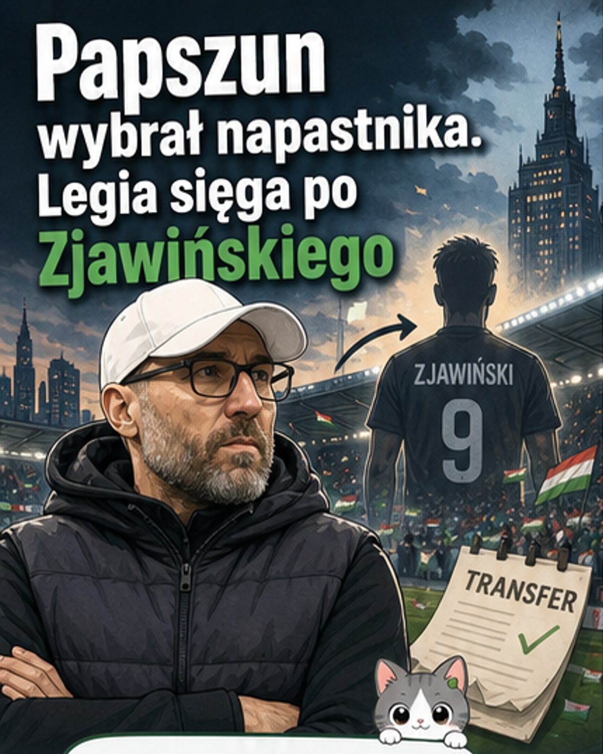 Legia zaciąga Zjawińskiego z Polonii