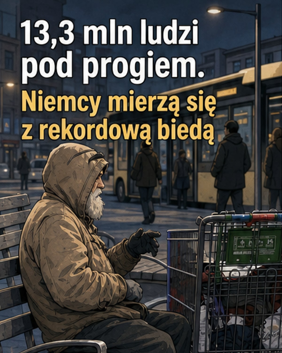 Niemcy: 13,3 mln w ubóstwie