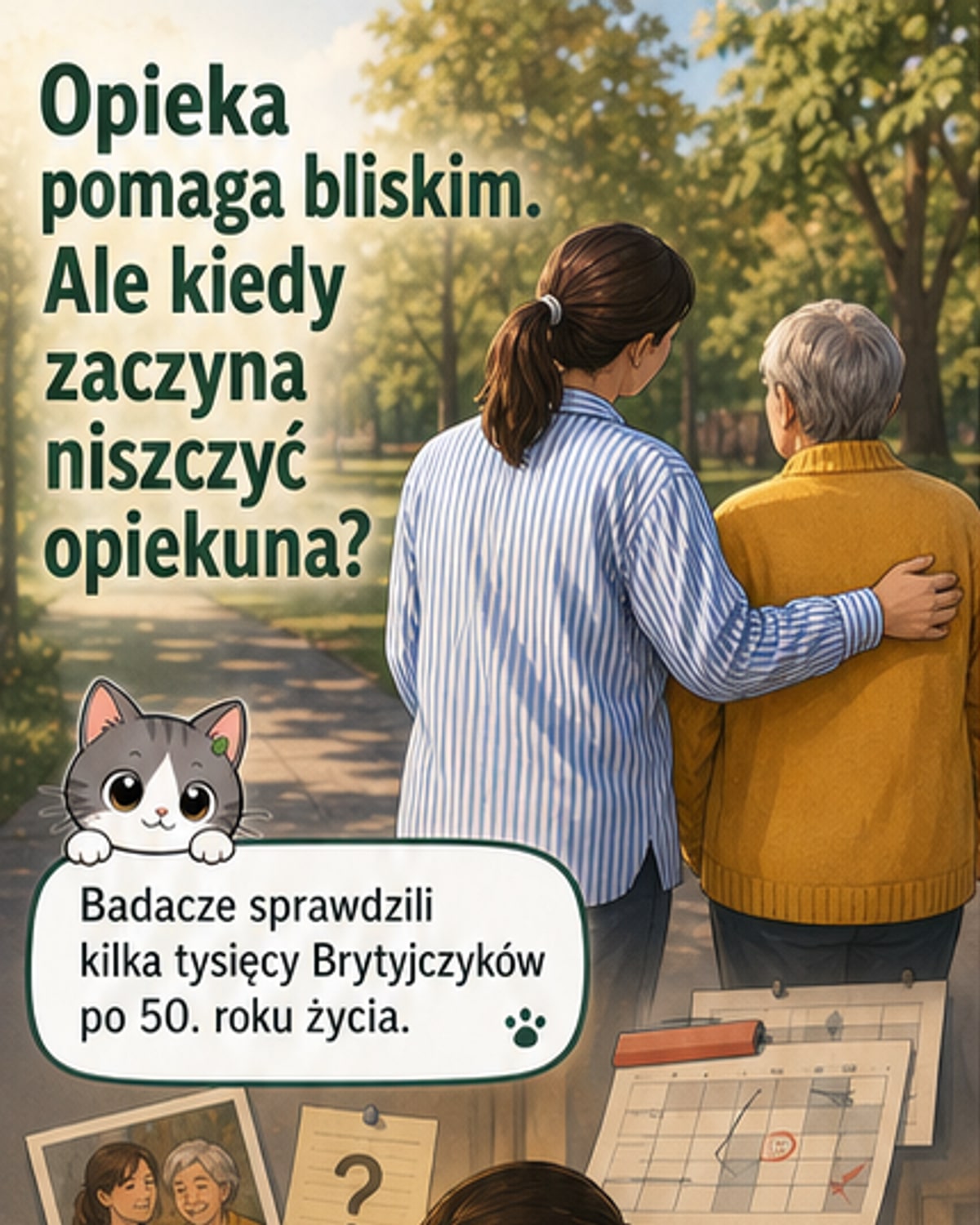 Opieka nad bliskimi może niszczyć umysł