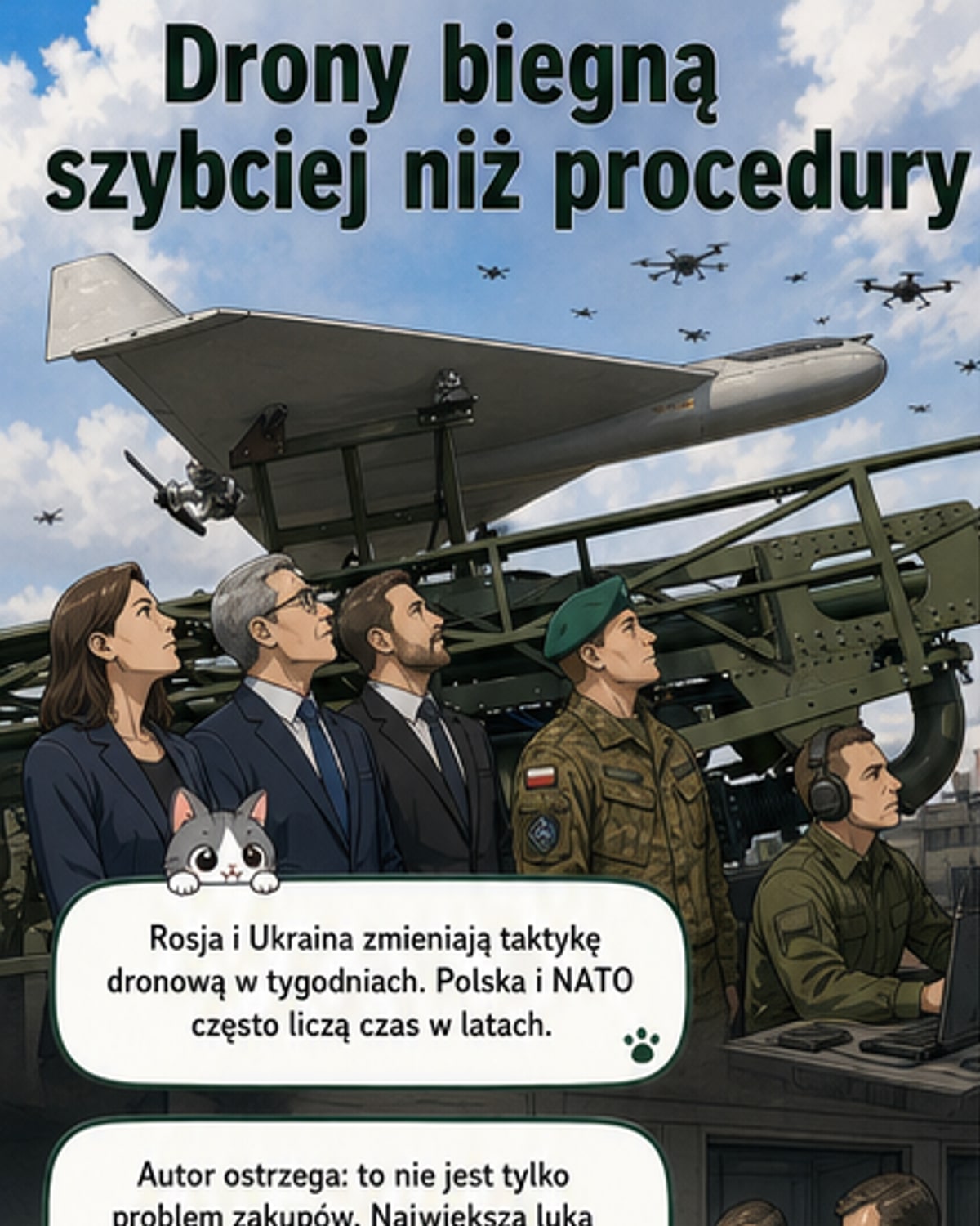 Jak powstrzymać rosyjską linię dronów?