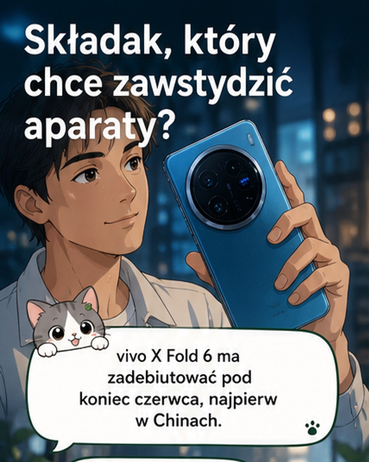 vivo X Fold 6 zmienia zasady gry w fotografii