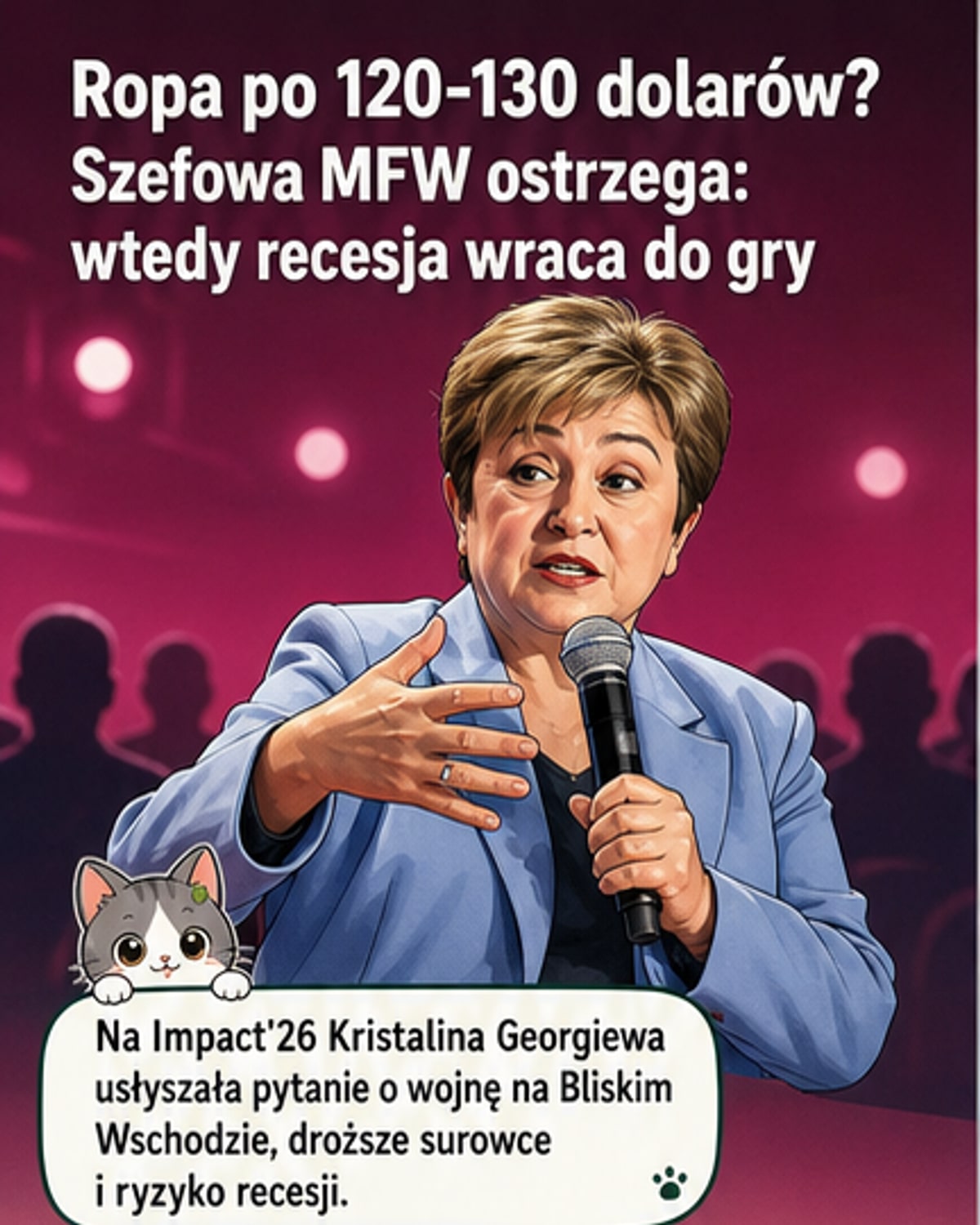 MFN ostrzega: wysokie ceny ropy mogą pchać świat w recesję