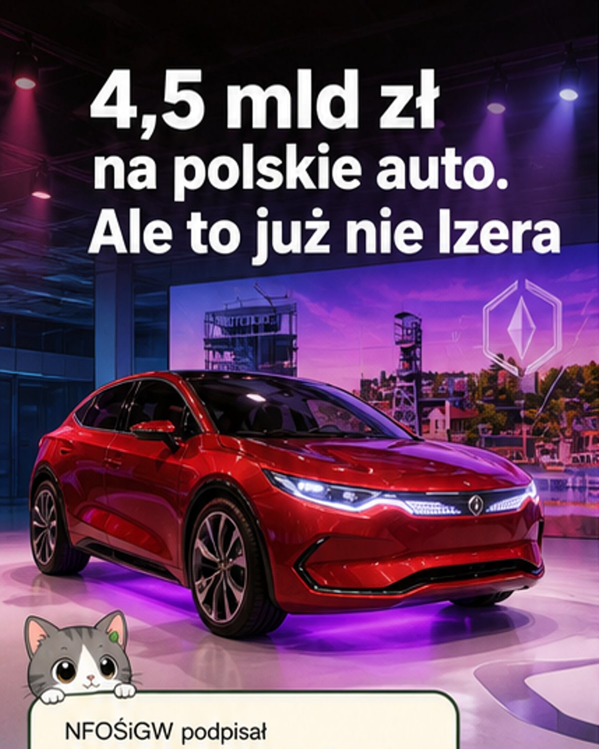 Polska rusza z własnymi autami elektrycznymi