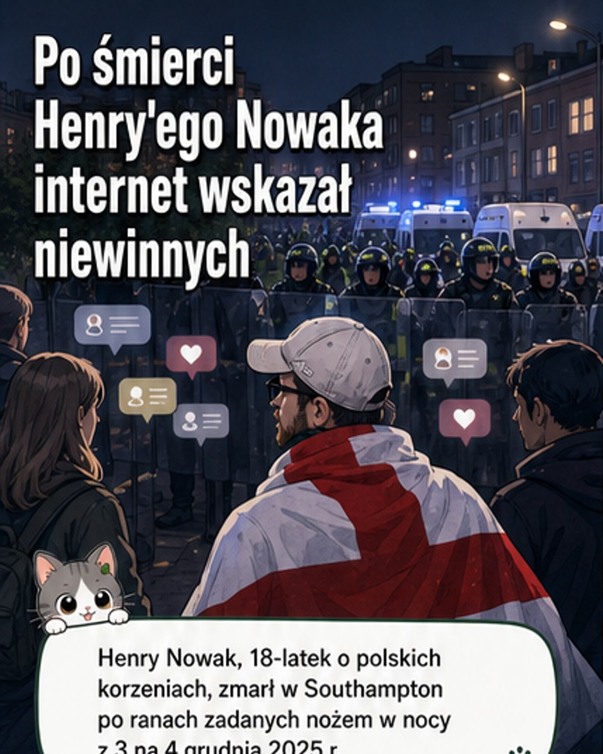 Fałszywe oskarżenia po śmierci Nowaka