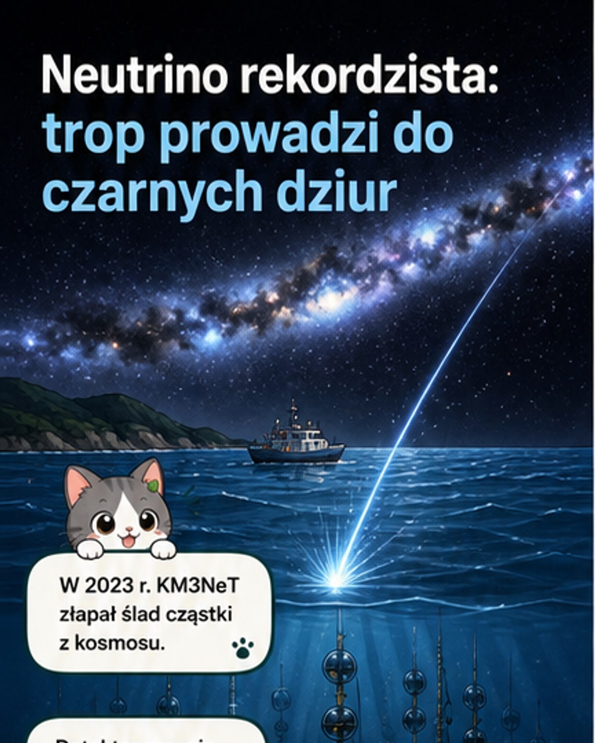 Rekordowe neutrino z kosmicznego akceleratora