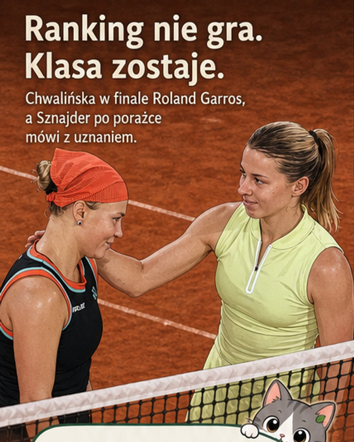 Sznajder po porażce: Chwalińska grała niesamowicie