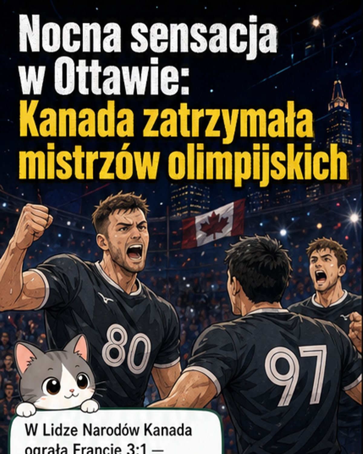 Kanada pokonała mistrzów olimpijskich