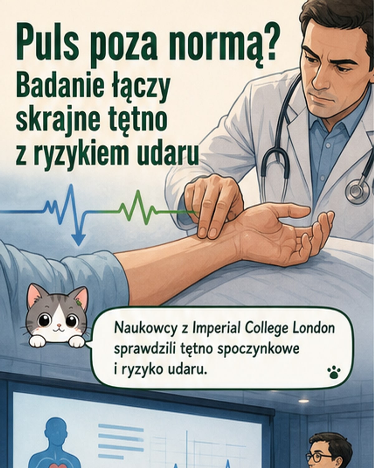 Tętno poza normą to sygnał dla mózgu