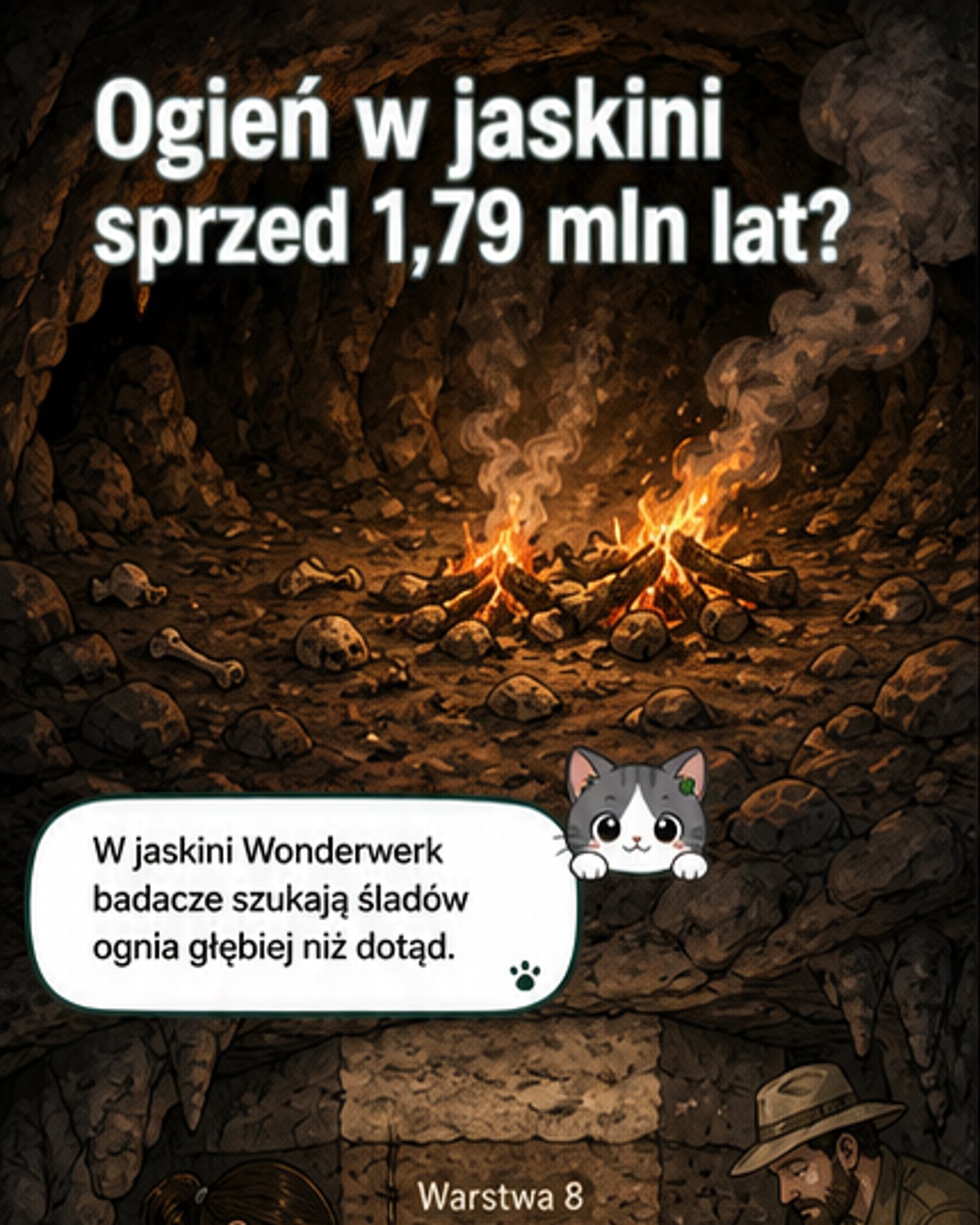 Ogień używany już 1,79 mln lat temu?