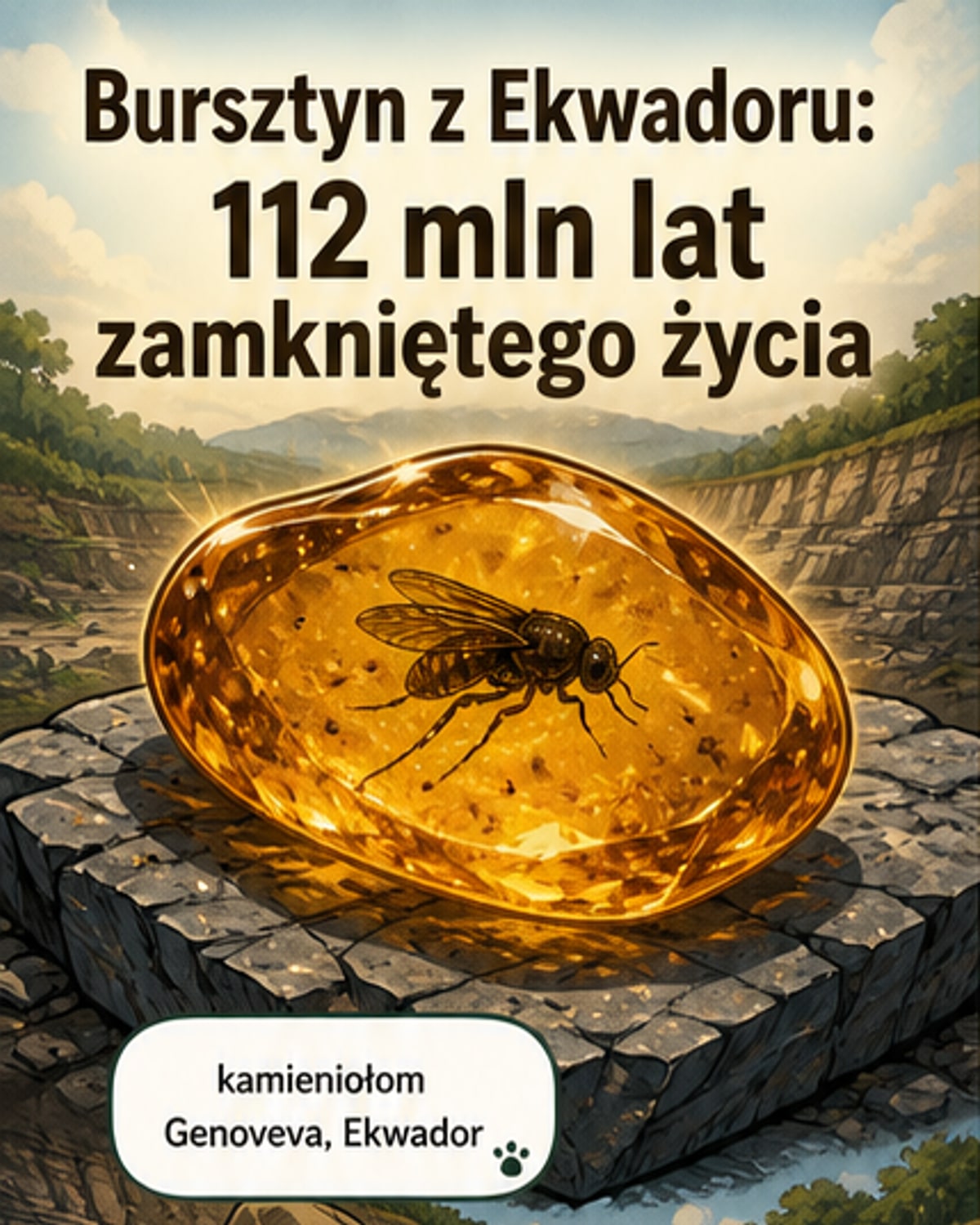 Bursztyn ujawnia ekosystem Gondwany