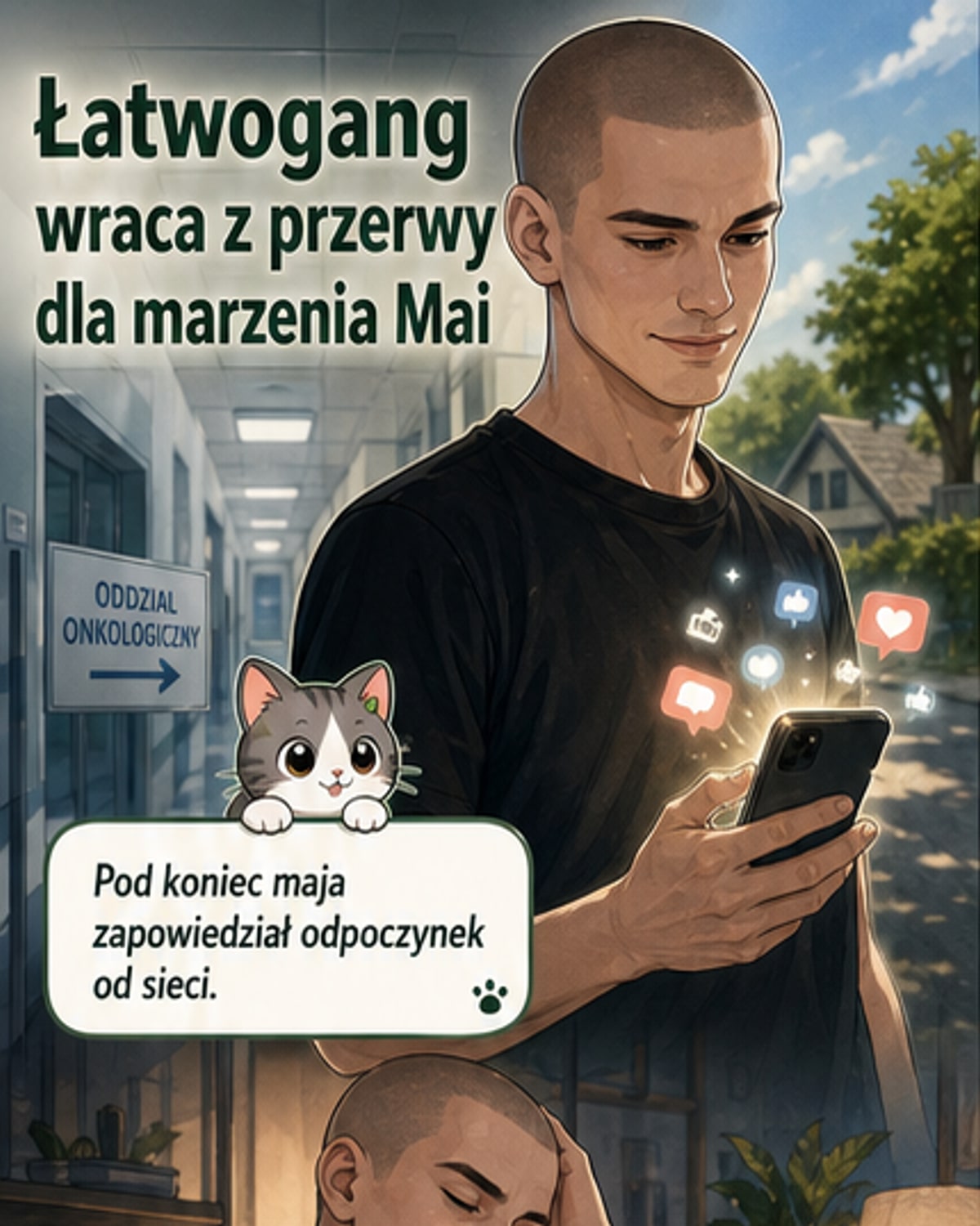 Łączy muzykę z dobrym sercem