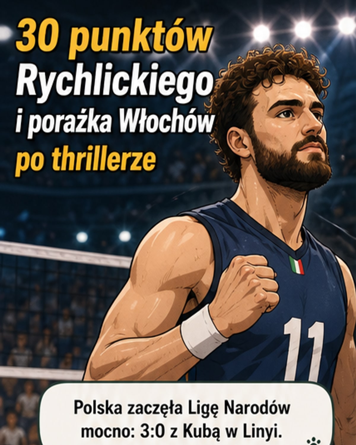 Polska triumfuje, Francja zaskakuje Włochy
