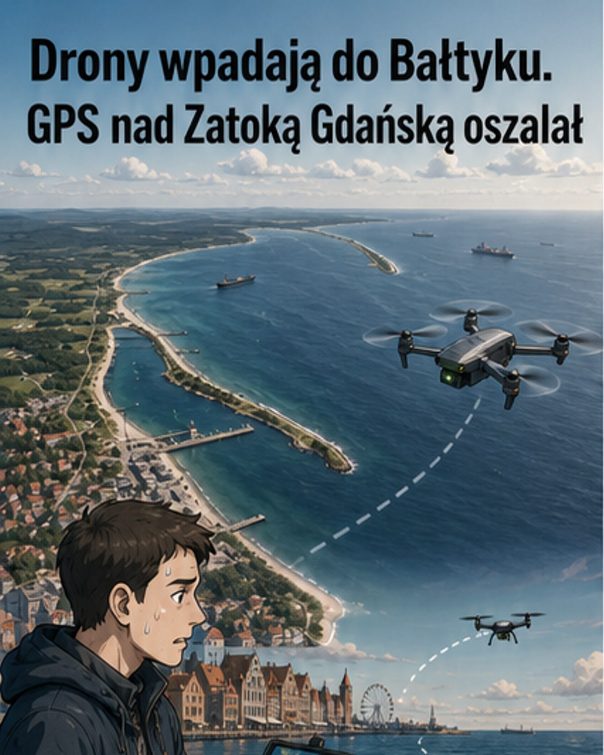 Drony giną nad Bałtykiem