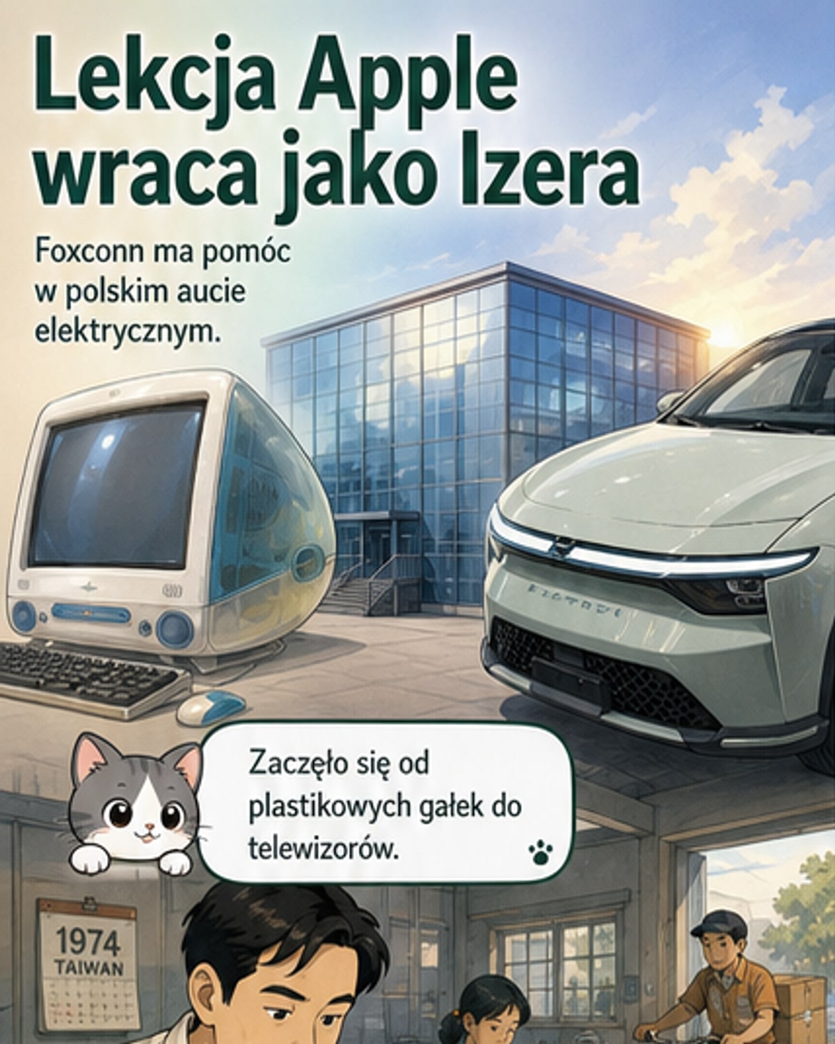 Polski EV powstanie dzięki know-how od Apple