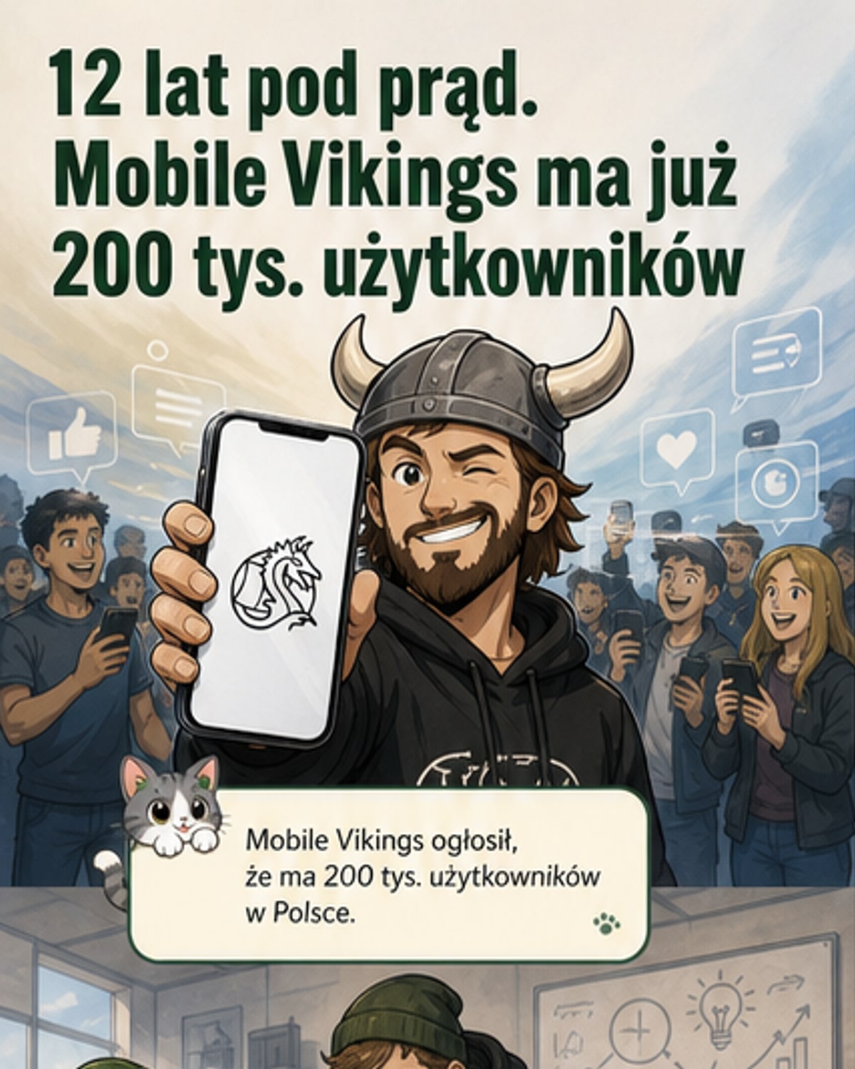 Mobile Vikings: 200 tys. użytkowników w Polsce