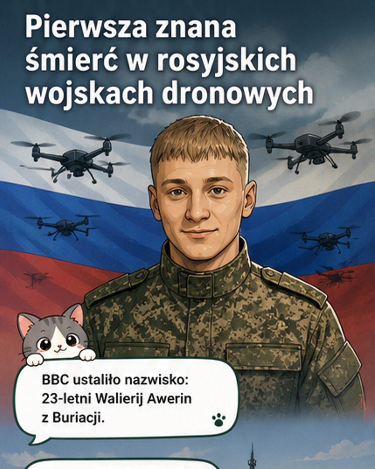 Pierwsza ofiara rosyjskich wojsk dronowych
