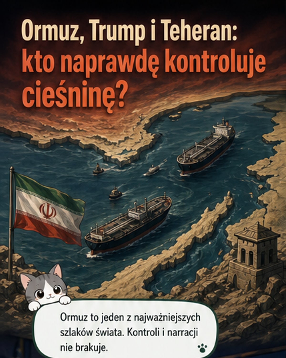 Cieśnina Ormuz: Iran utrzyma kontrolę