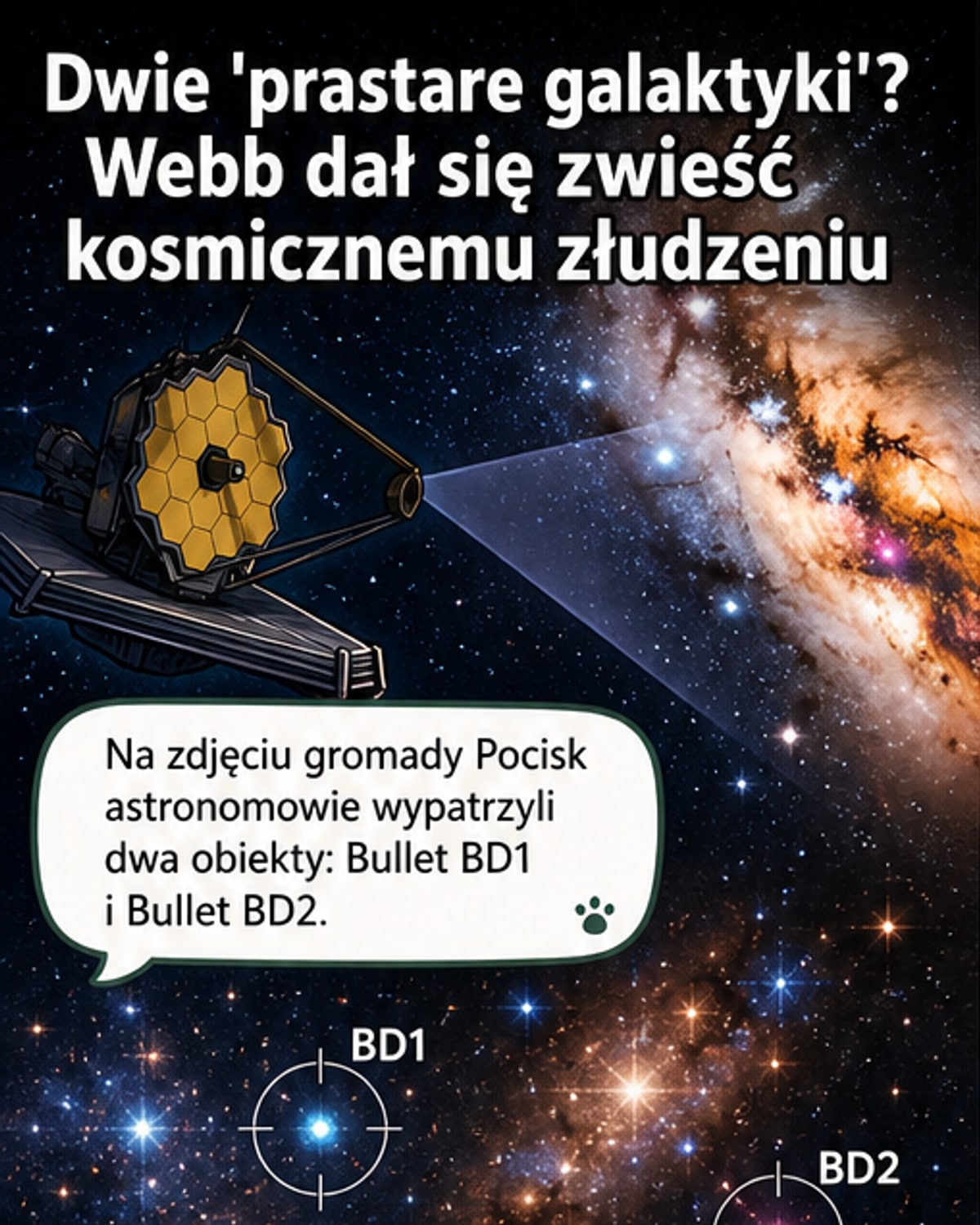 Wykryto dwie galaktyki. Ale nie są tym, czym się wydają