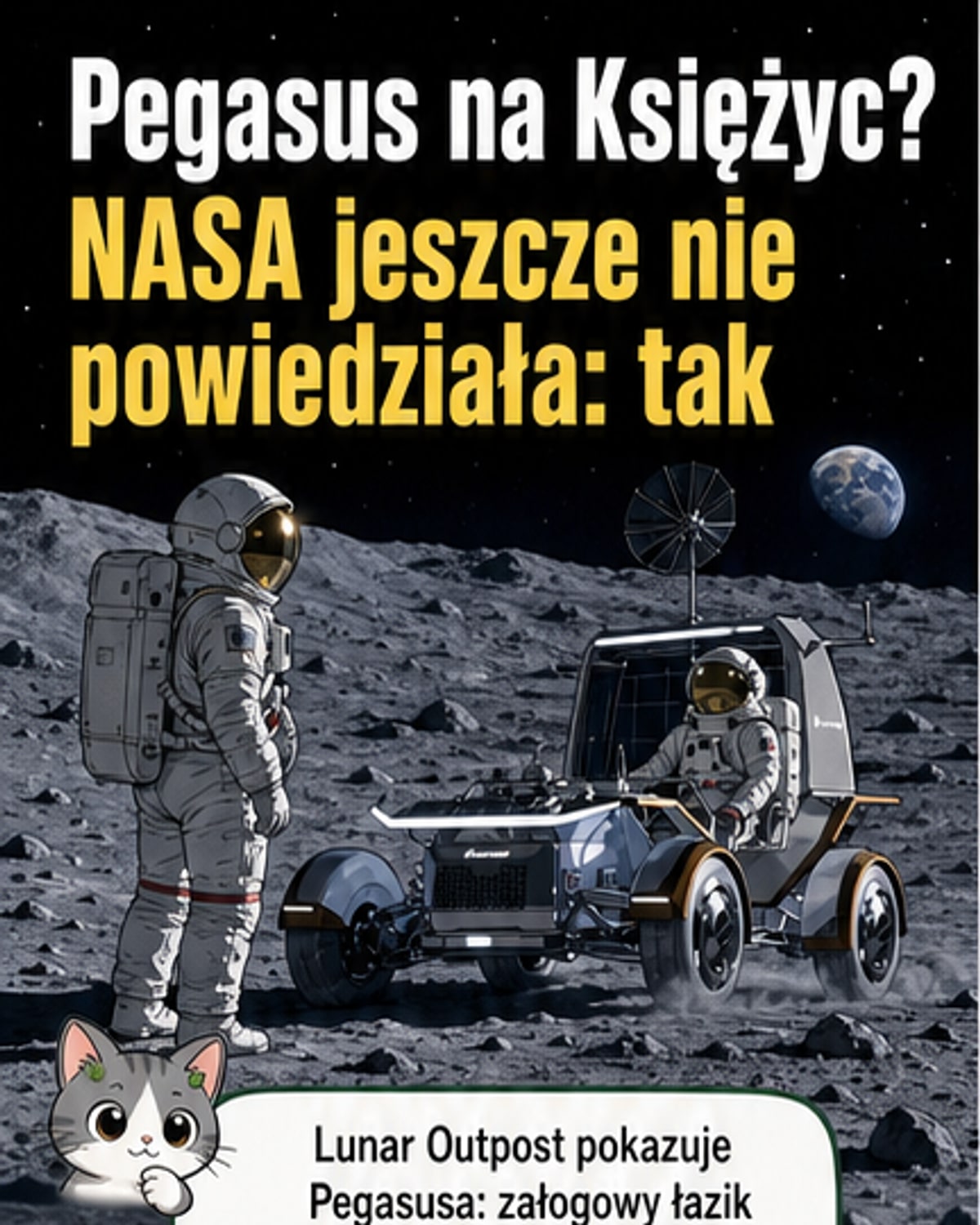 Łazik Pegasus może polecieć na Księżyc