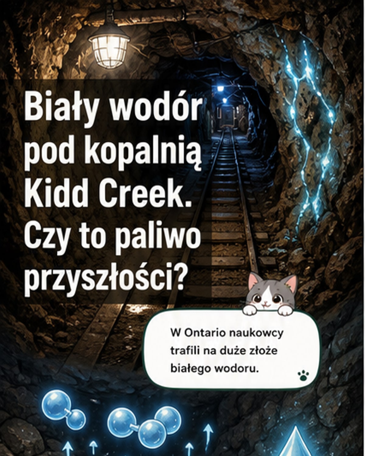 Odkryto duże złoża białego wodoru