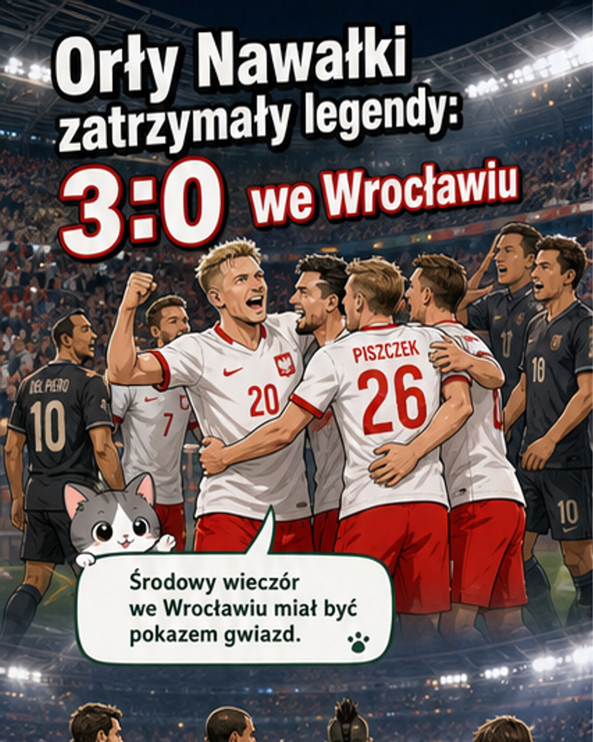 Orły Nawałki rozbiły gwiazdy