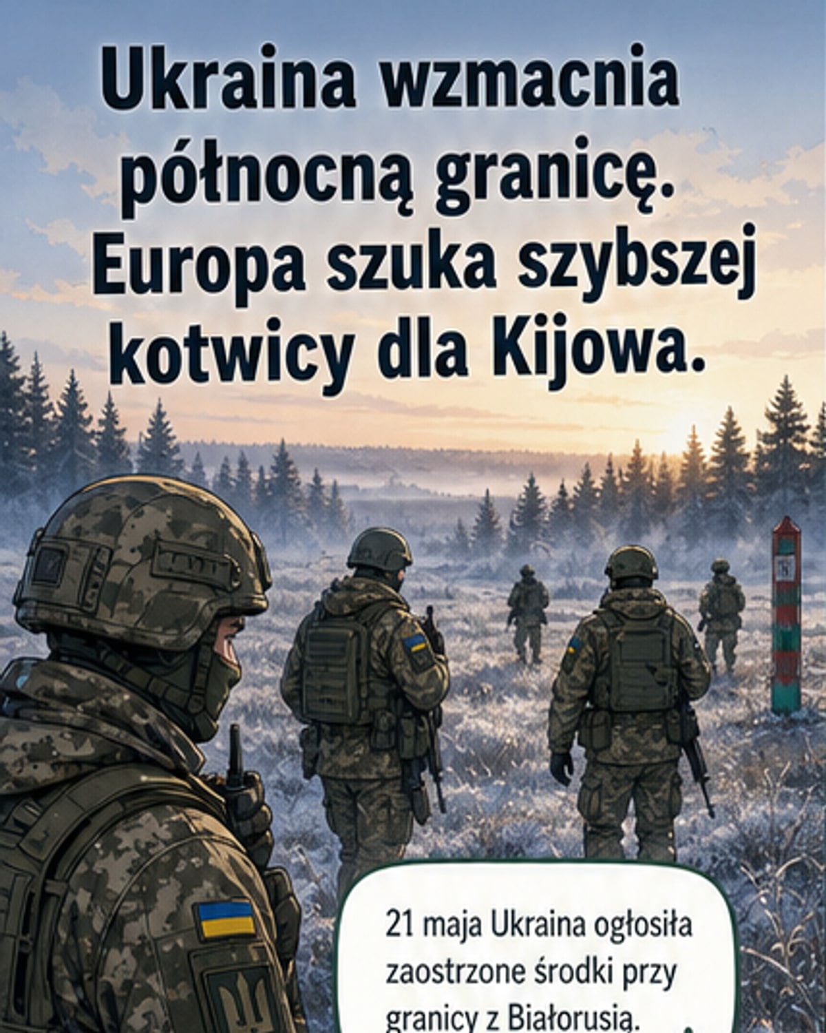 Ukraina wzmaga kontrolę przy granicy z Białorusią