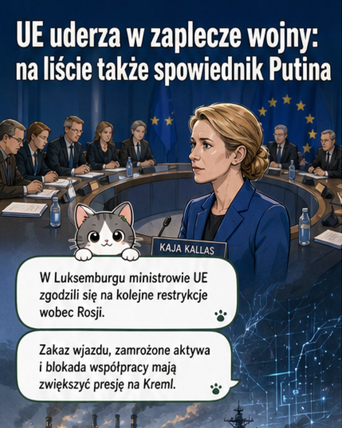 UE trafia spowiednika Putina sankcjami