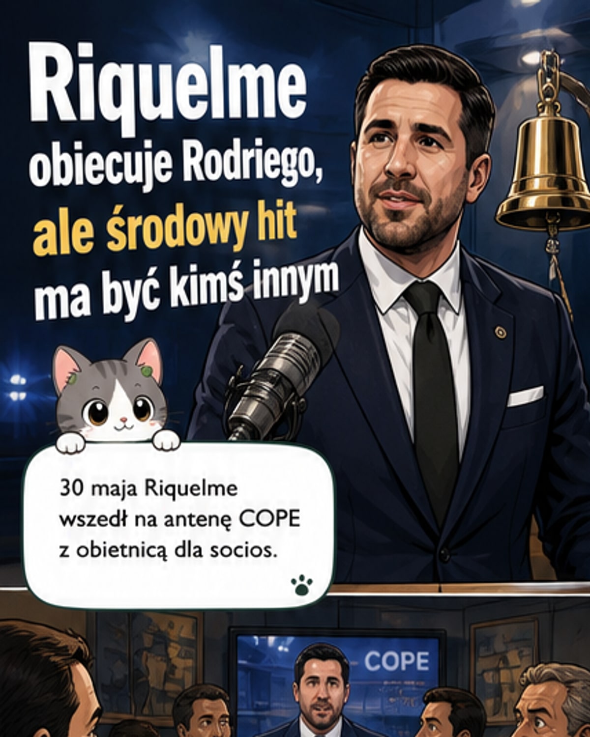 Riquelme: Rodri w Realu, jeśli zostanę prezesem