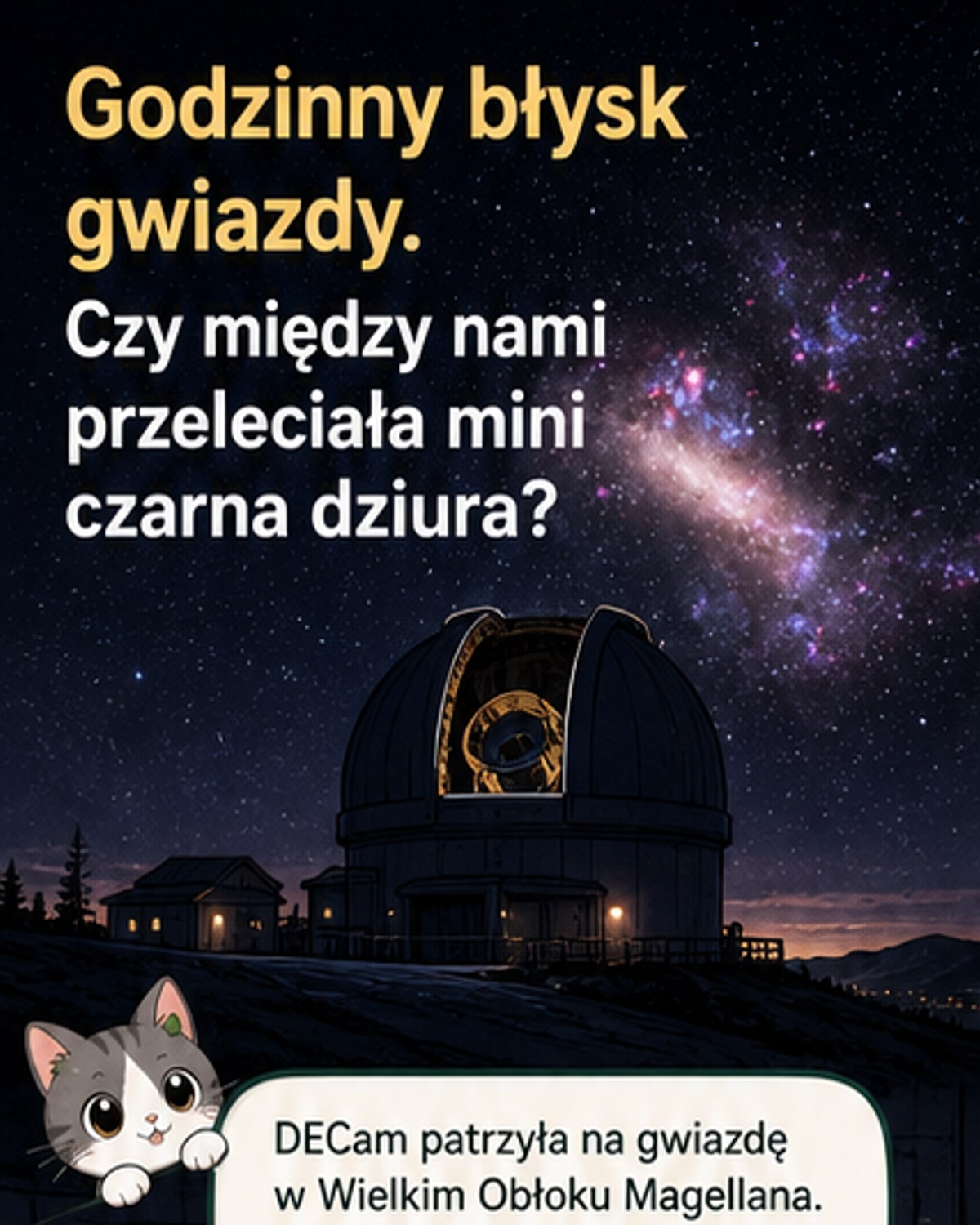 Tajemniczy obiekt między nami a gwiazdą