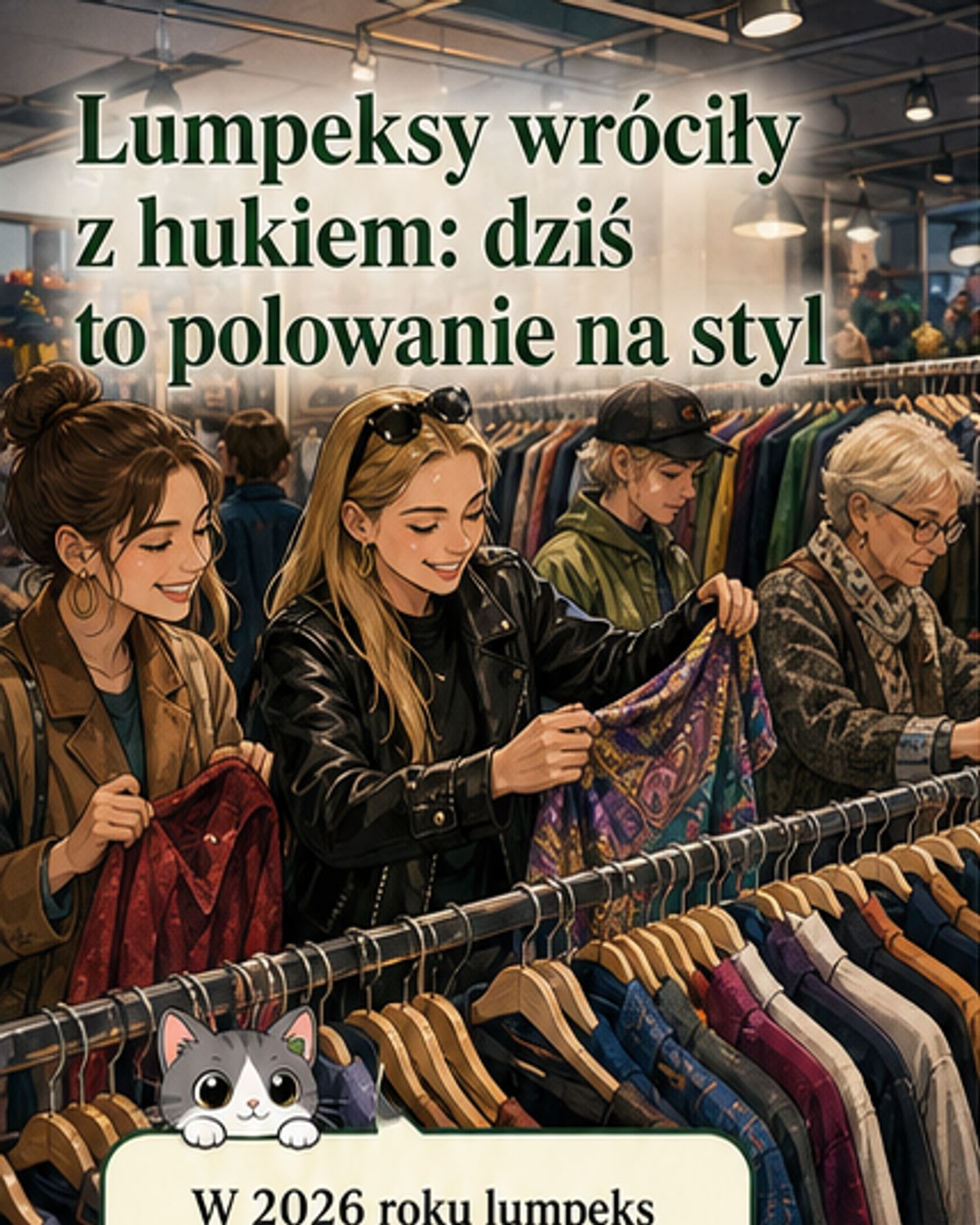 Kupowanie w lumpeksach to nowy sport narodowy