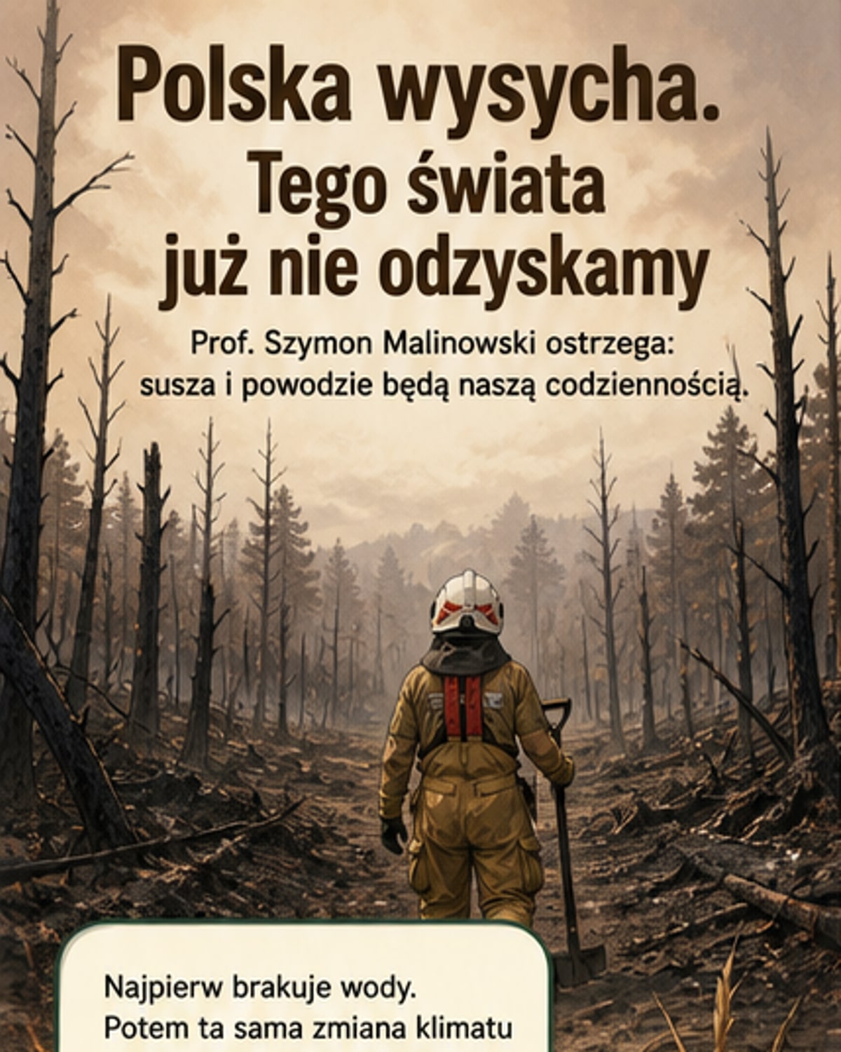 Polska wysycha w zastraszającym tempie