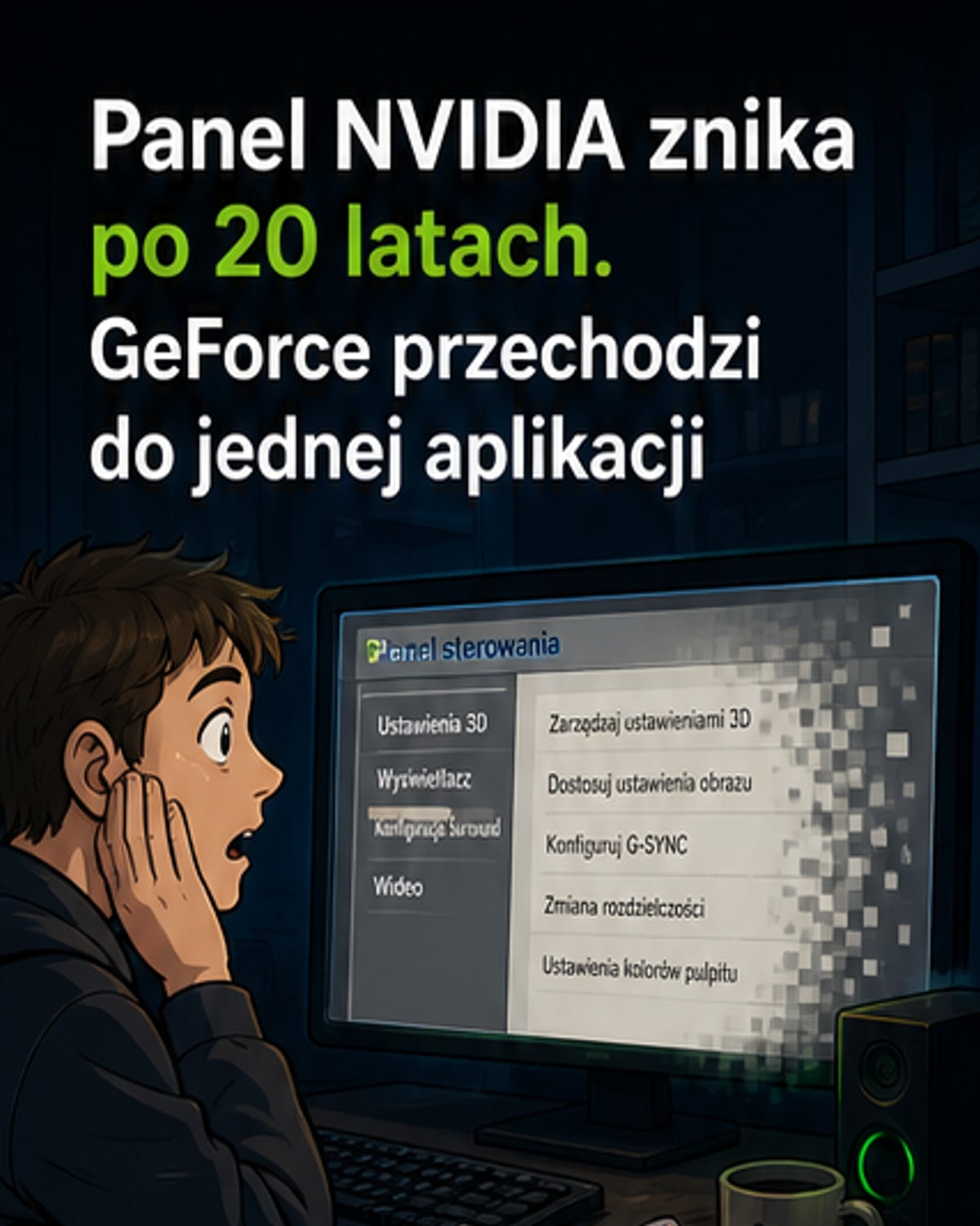 NVIDIA Control Panel odchodzi