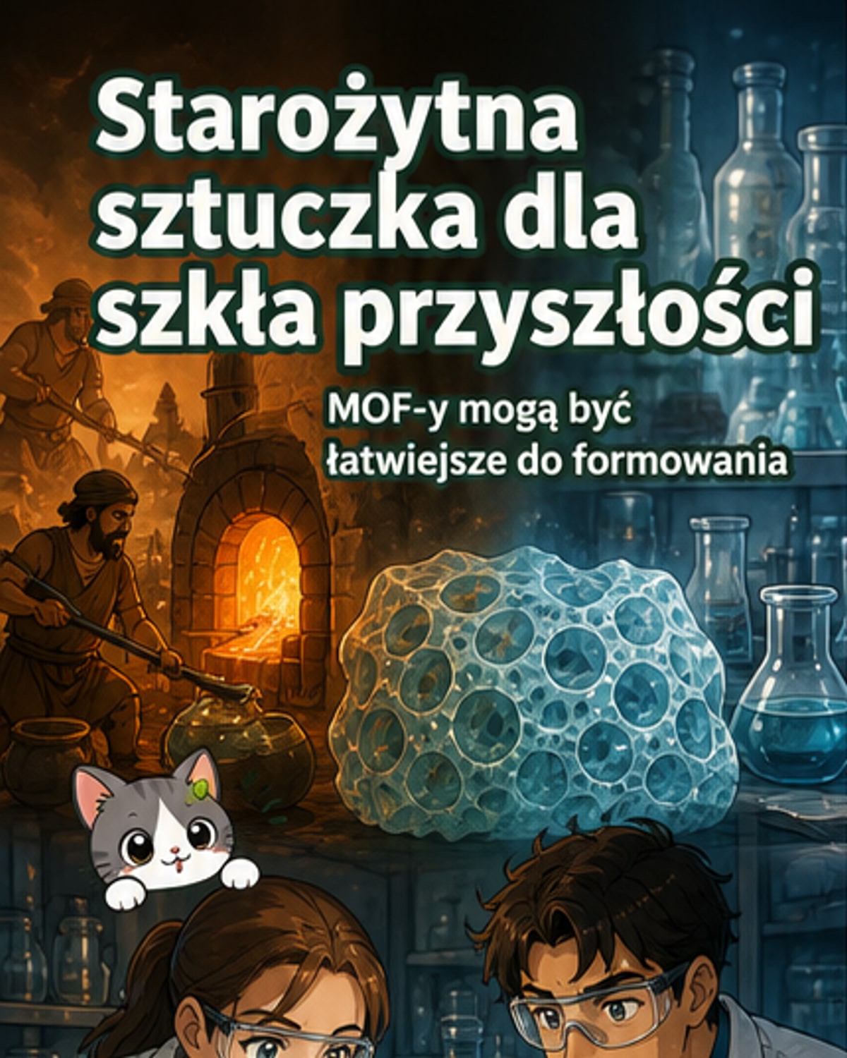 Szkło z przyszłości stworzone dzięki starożytnym technikom