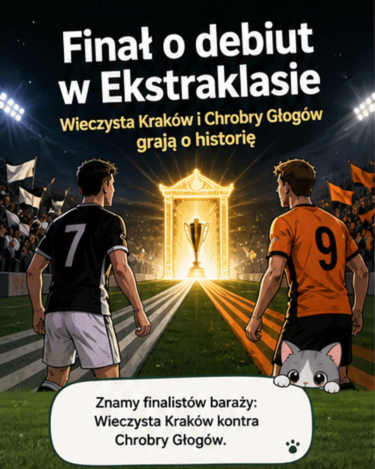 Dwa debiutujące kluby o awans do Ekstraklasy