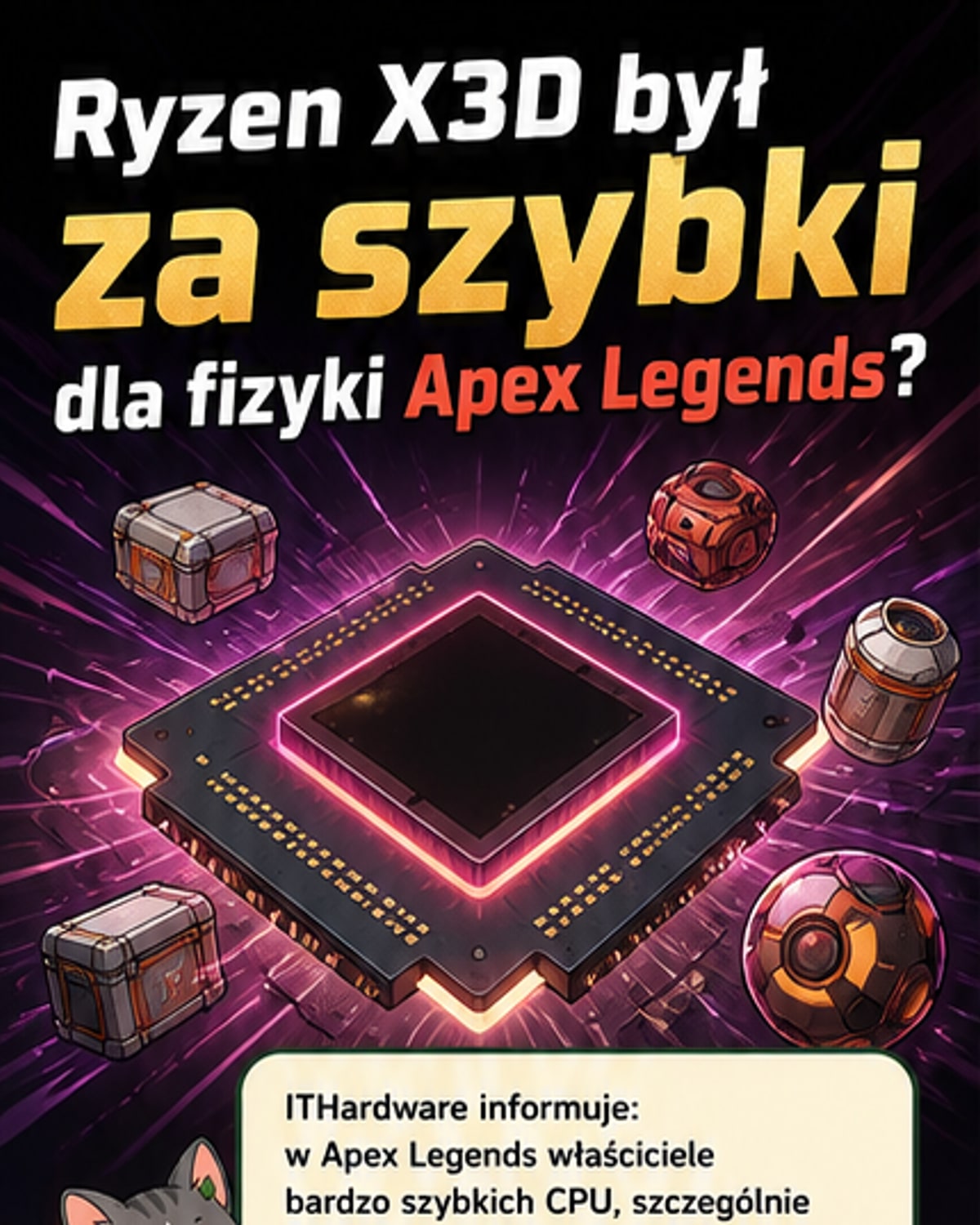 Procesory AMD X3D łamią fizykę w grach