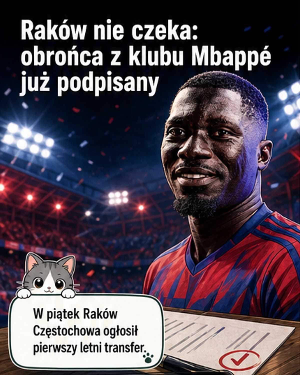 Z klubu Mbappégo do Ekstraklasy