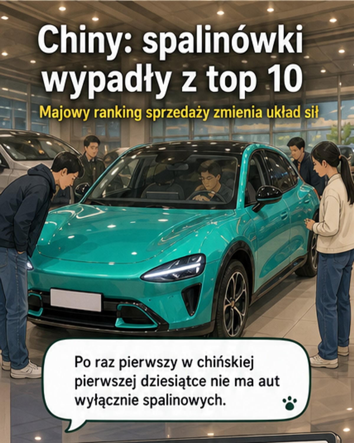 Historia motoryzacji: spalinówki wypadły z czołówki